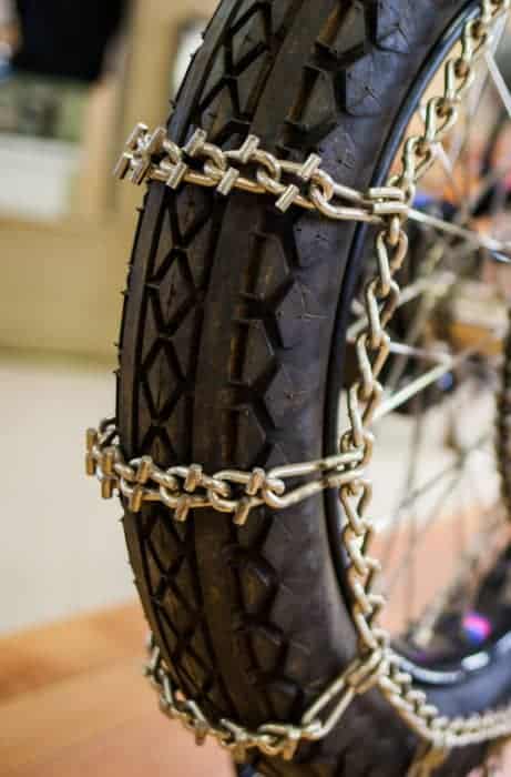 snow chain for bike