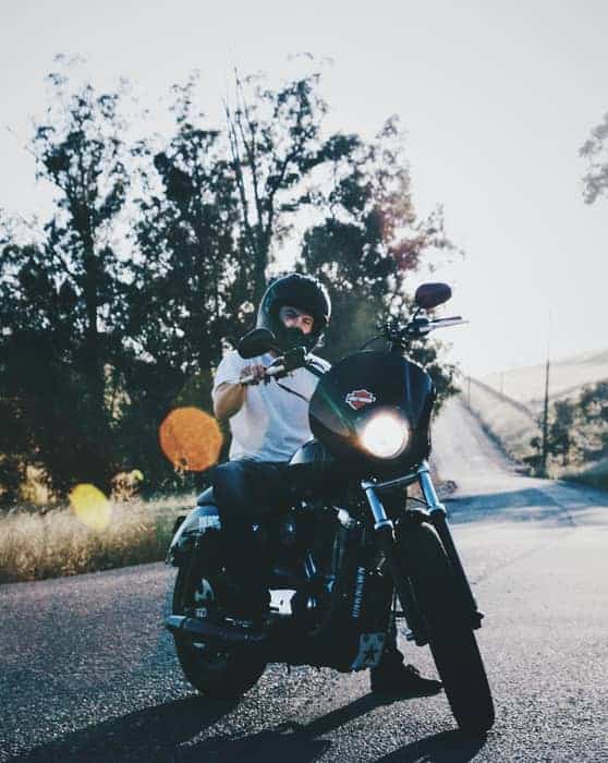 bluetooth headphones while riding motorcycle