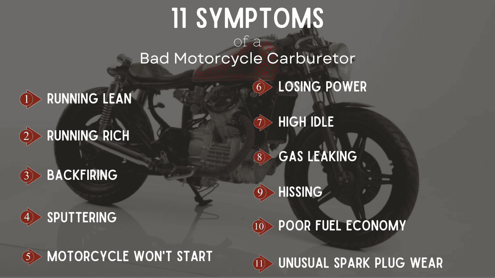 11 Symptoms Of A Bad Motorcycle Carburetor You Shouldn’t Ignore ...